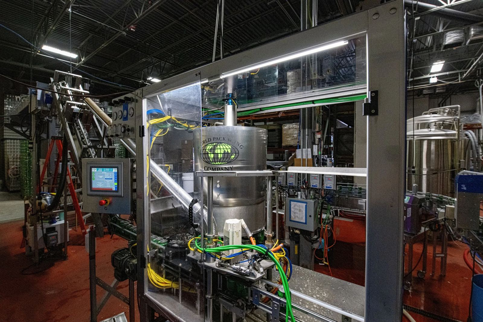 World CP-12 counter-pressure filler in a brewery