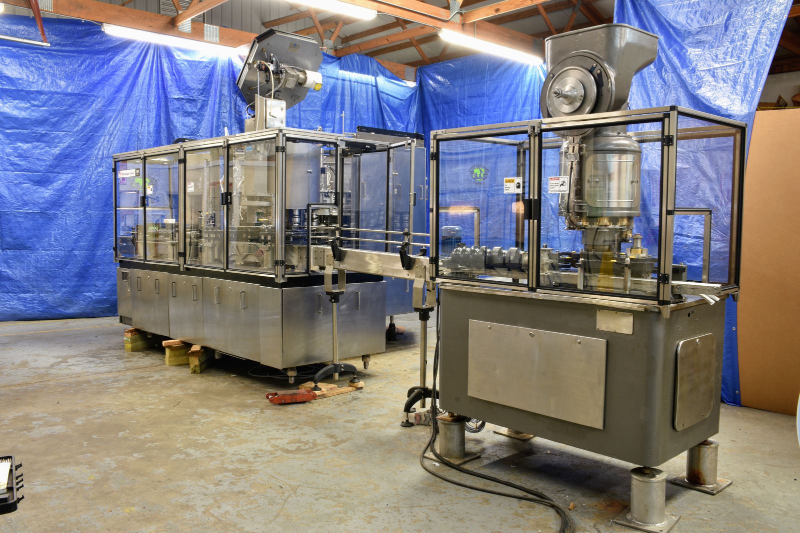 World Packaging filler and crowner in the Summerville shop
