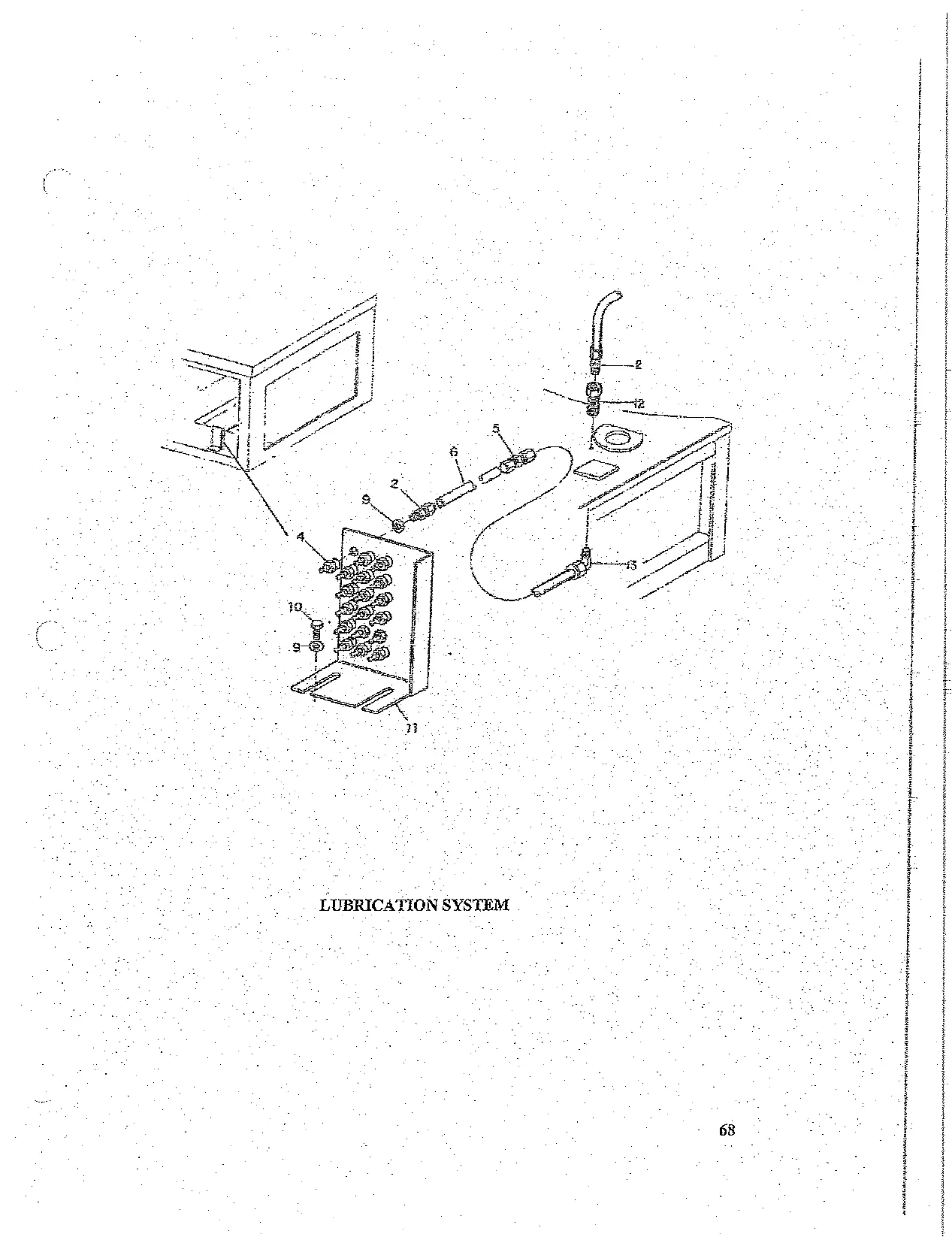 Meyer 52-12 filler lubrication system drawing