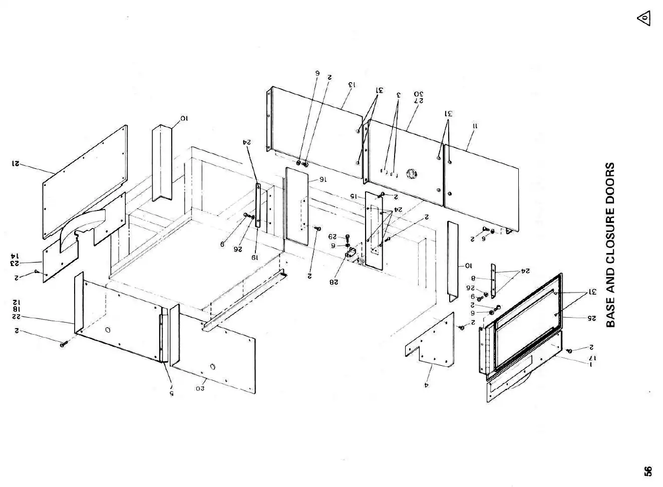 Meyer A-Model filler hydraulic drive motor drawing