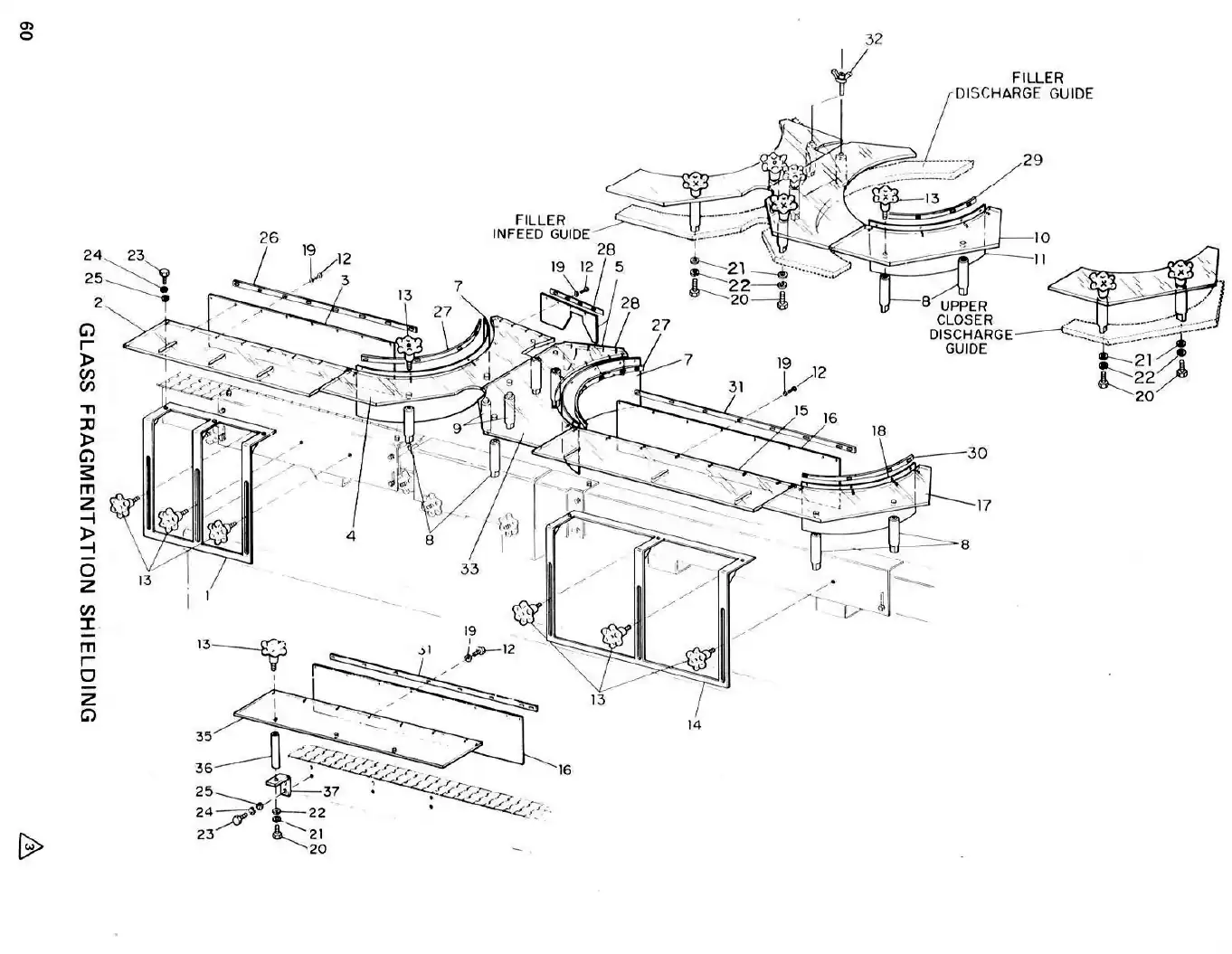 Meyer A-Model filler base and closure doors drawing
