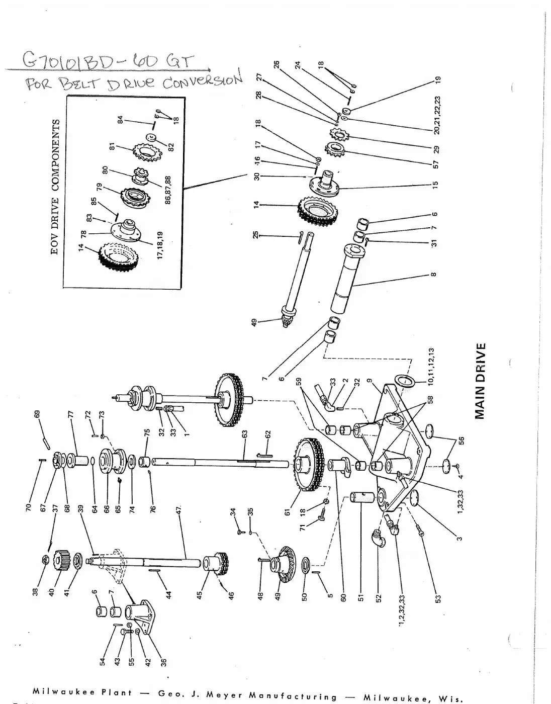 Meyer main drive drawing