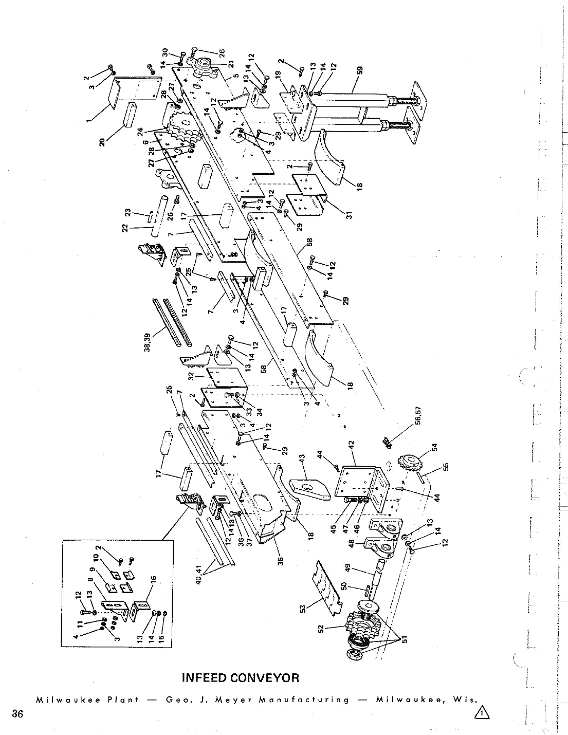 Meyer 88 valve can filler timing screw gearbox drawing