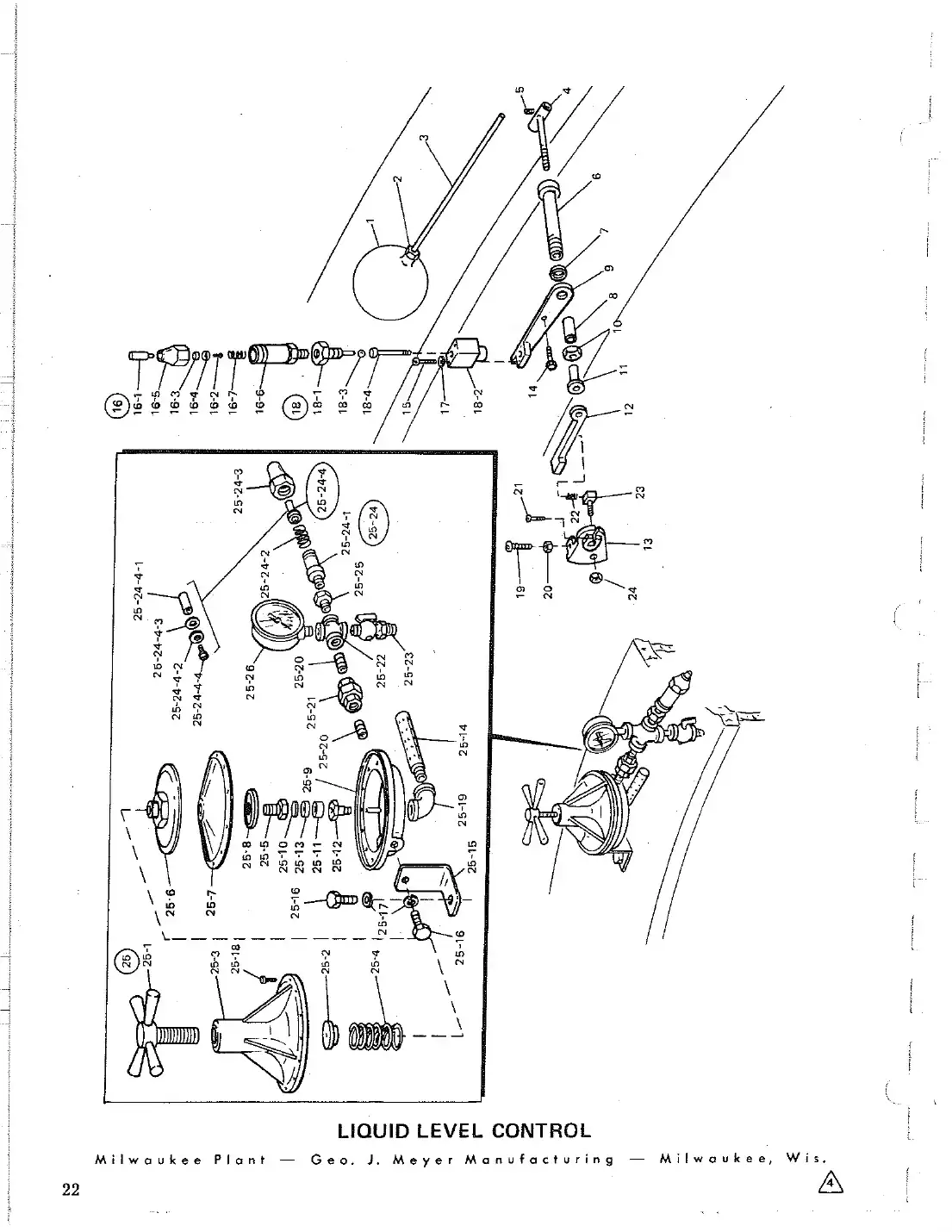Meyer 88 valve can filler 10 nozzle filling valve drawing
