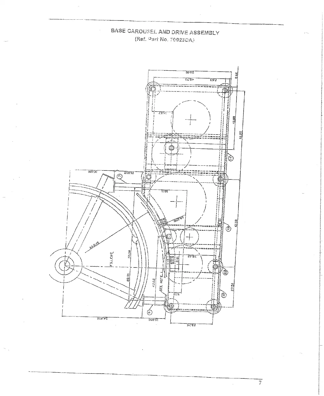 Meyer 90-27 filler snift, block cip/pre evac drawing
