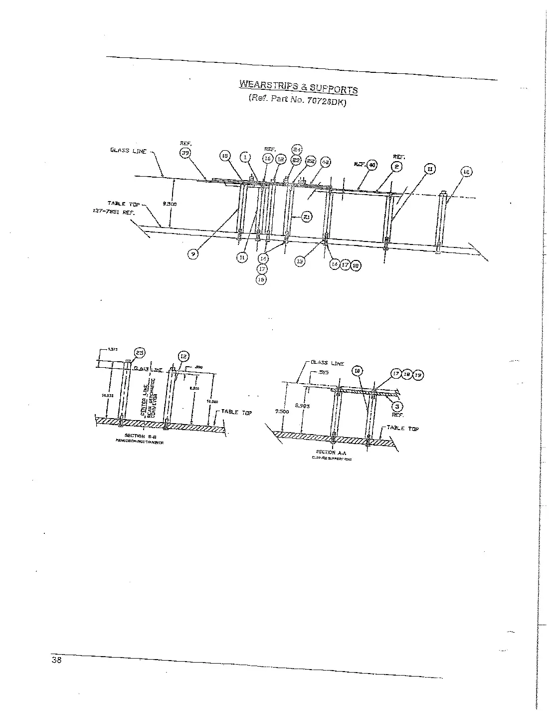 Meyer 90-27 filler timing screw infeed drawing
