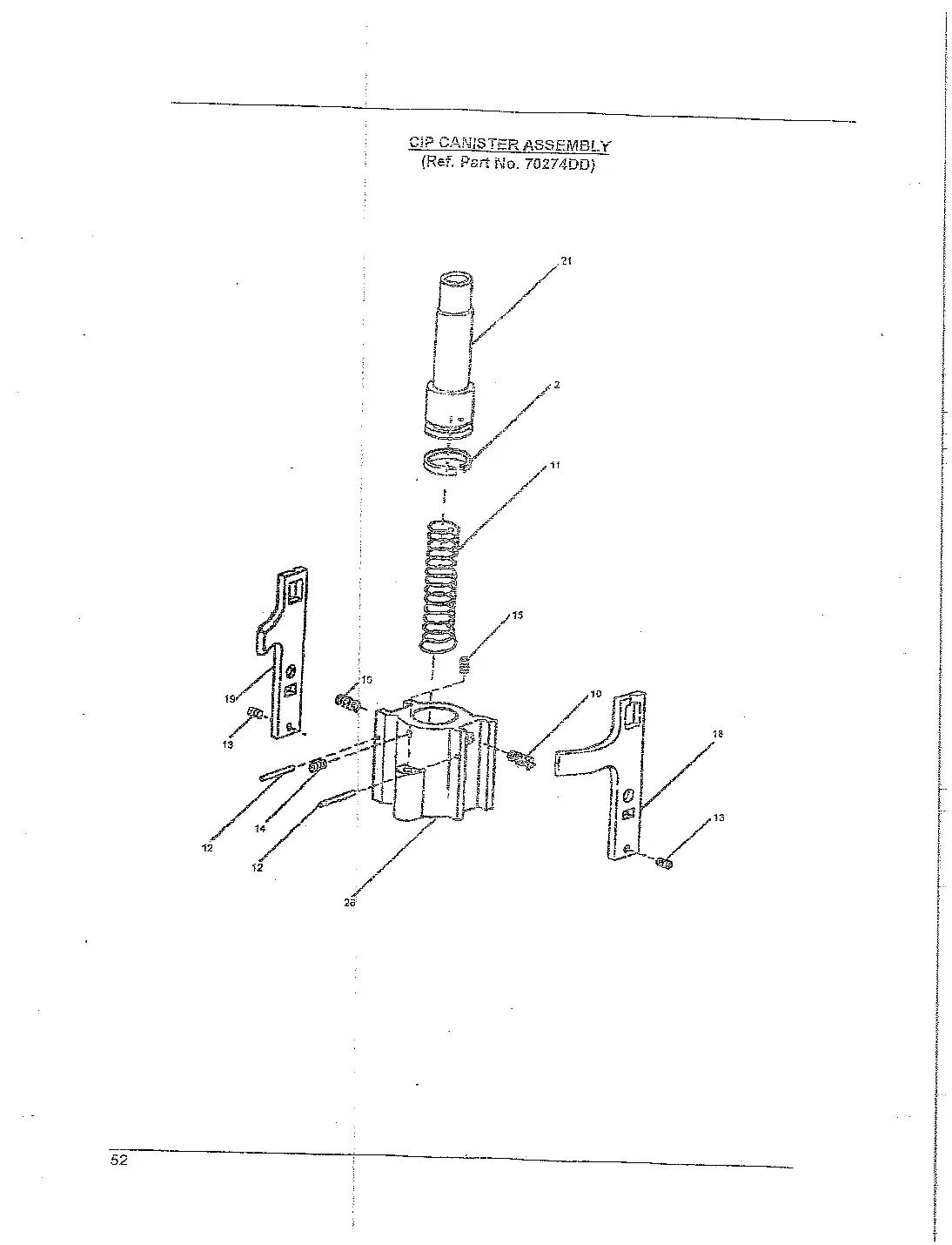 Meyer 90-27 filler product supply & cip drawing