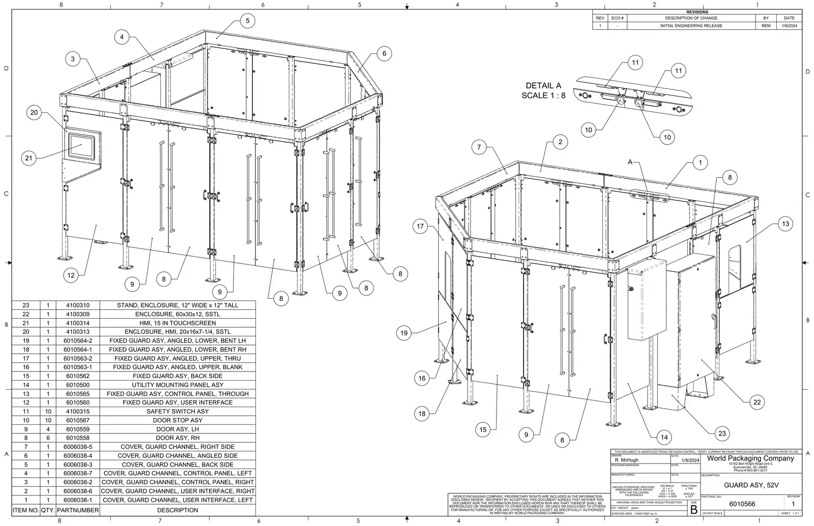 Meyer 52-12 filler guard assembly, 52v drawing