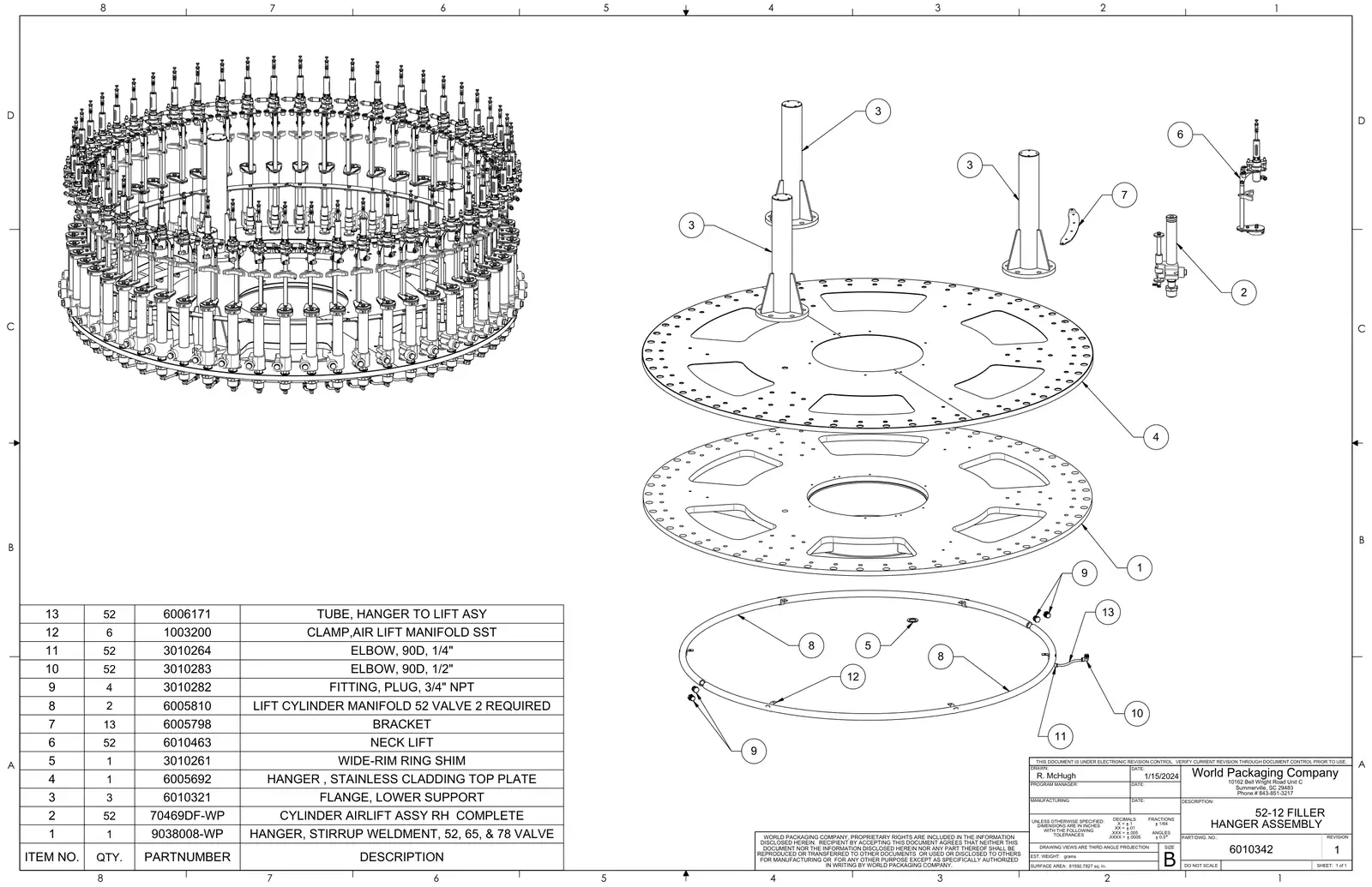 Meyer 52-12 filler 52-12 filler hanger assembly drawing