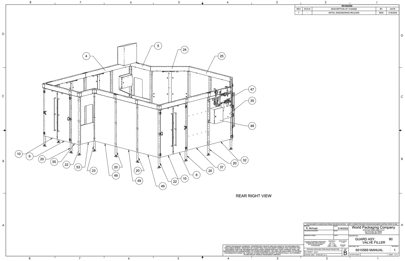 Meyer 90-18 filler guard assembly, 90 valve filler drawing