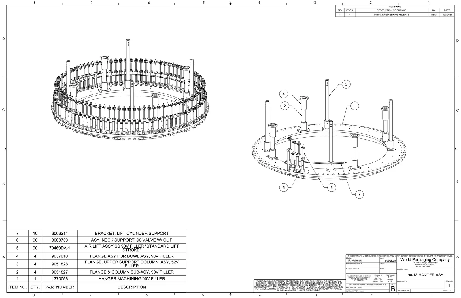 Meyer 90-18 filler 90-18 hanger assembly drawing